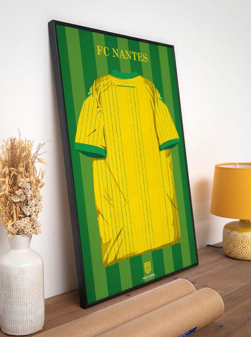 Illustration Maillot 25/26 Personnalisable 40X60