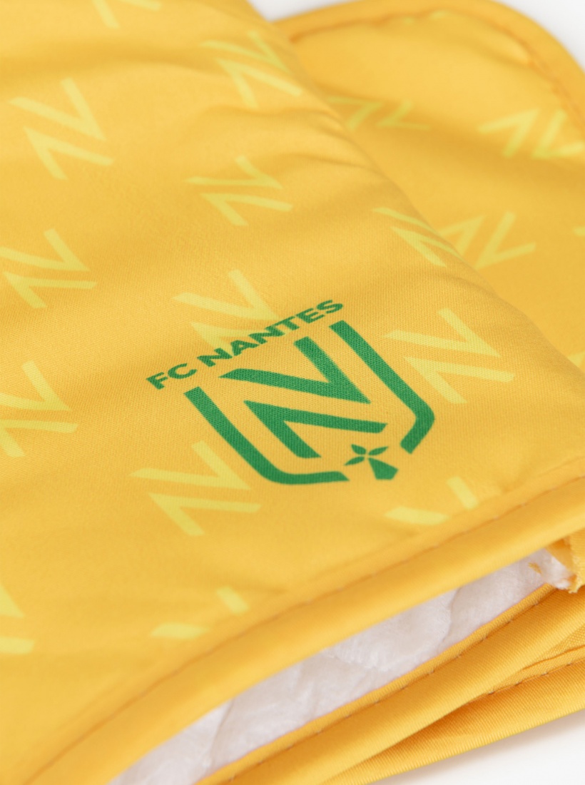 Set Manique + Gant Logo FC Nantes
