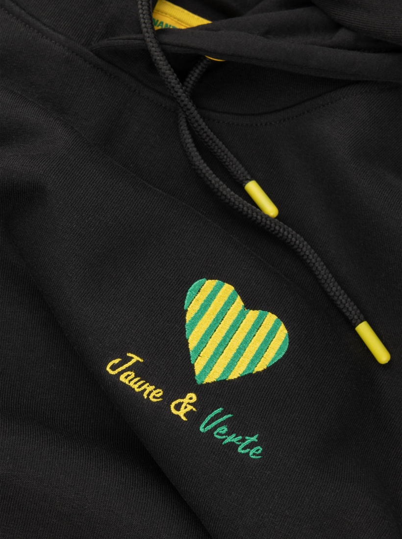 Hoodie Heart Noir Femme FC NANTES 24/25