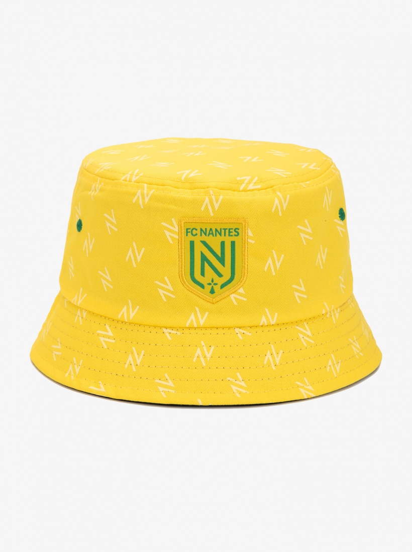 Bob Réversible Logo/Jaune&Vert