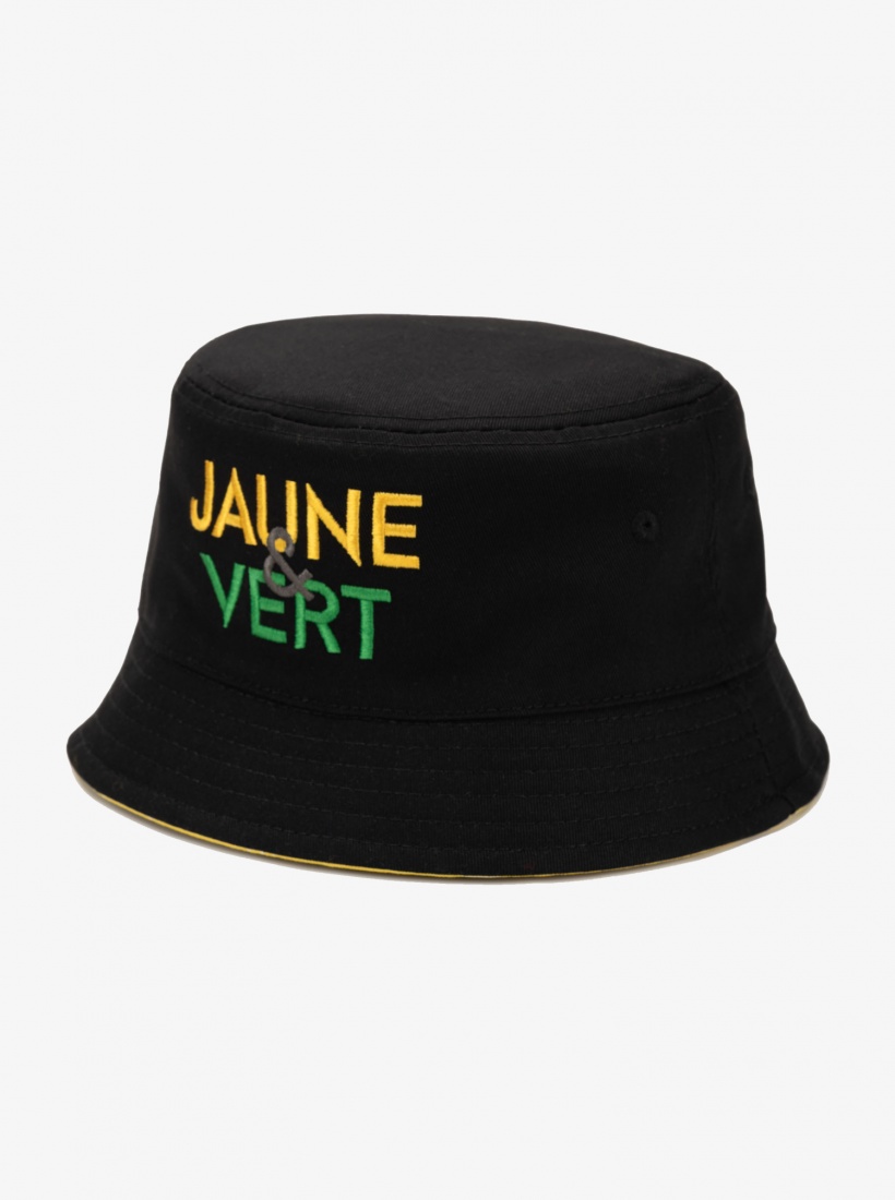 Bob Réversible Logo/Jaune&Vert