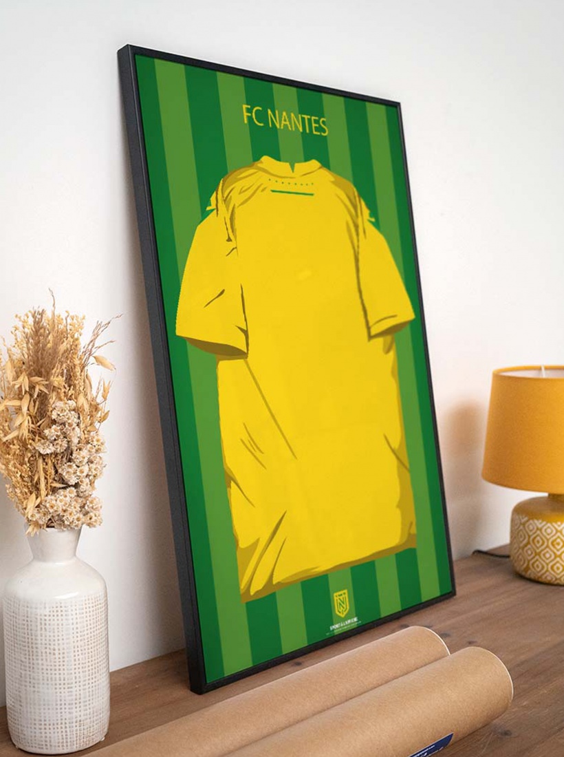 Illustration Maillot 24/25 Personnalisable 40X60