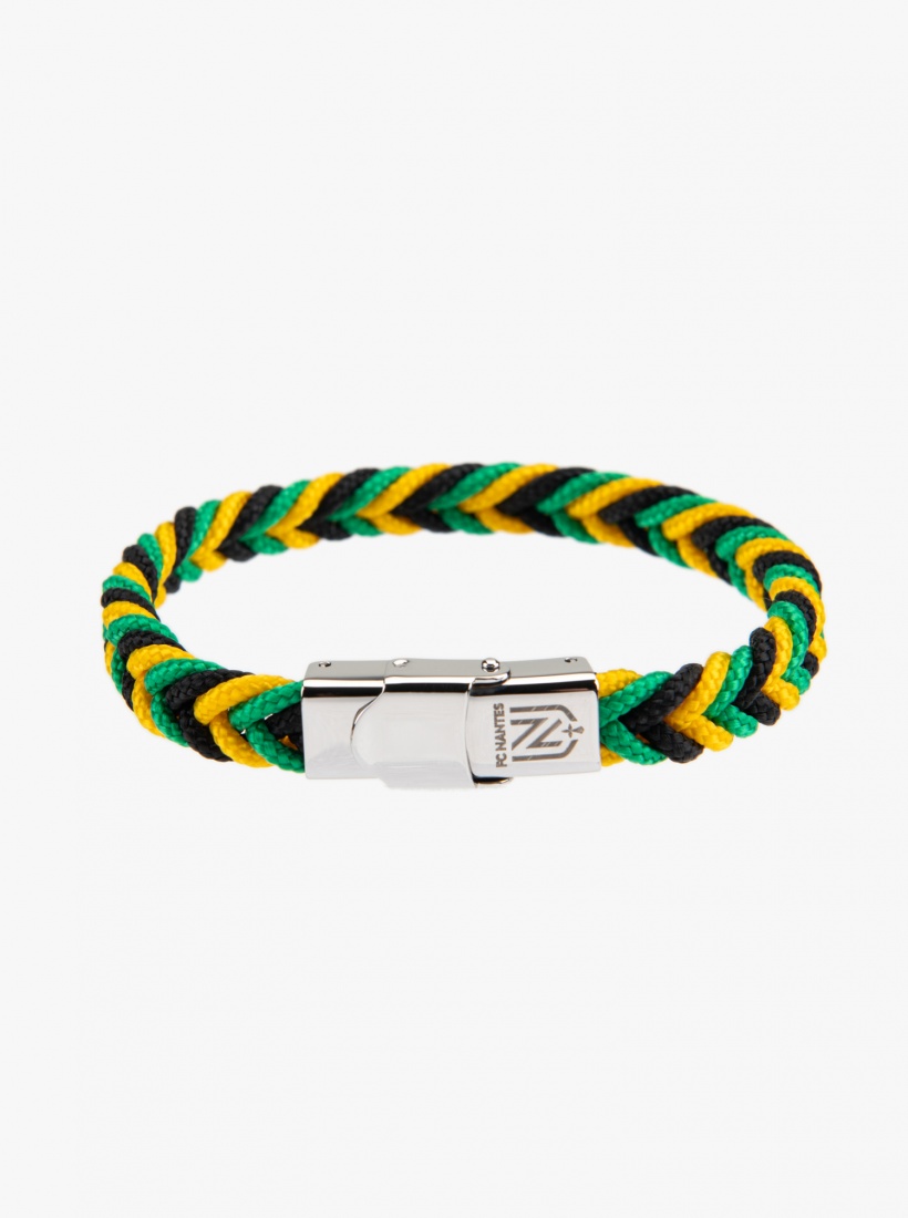 Bracelet Tressé Tricolore FC Nantes 24/25