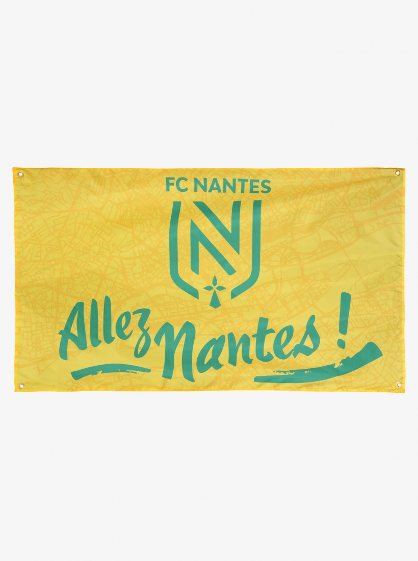Drapeau Mural Allez Nantes/Plan