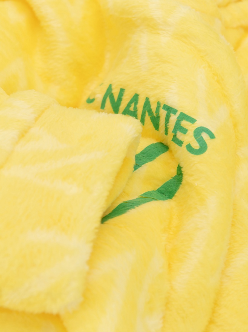 Sweat Plaid Logo Jaune Adulte