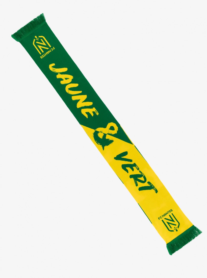 Echarpe Jacquard FC NANTES/Jaune&Vert
