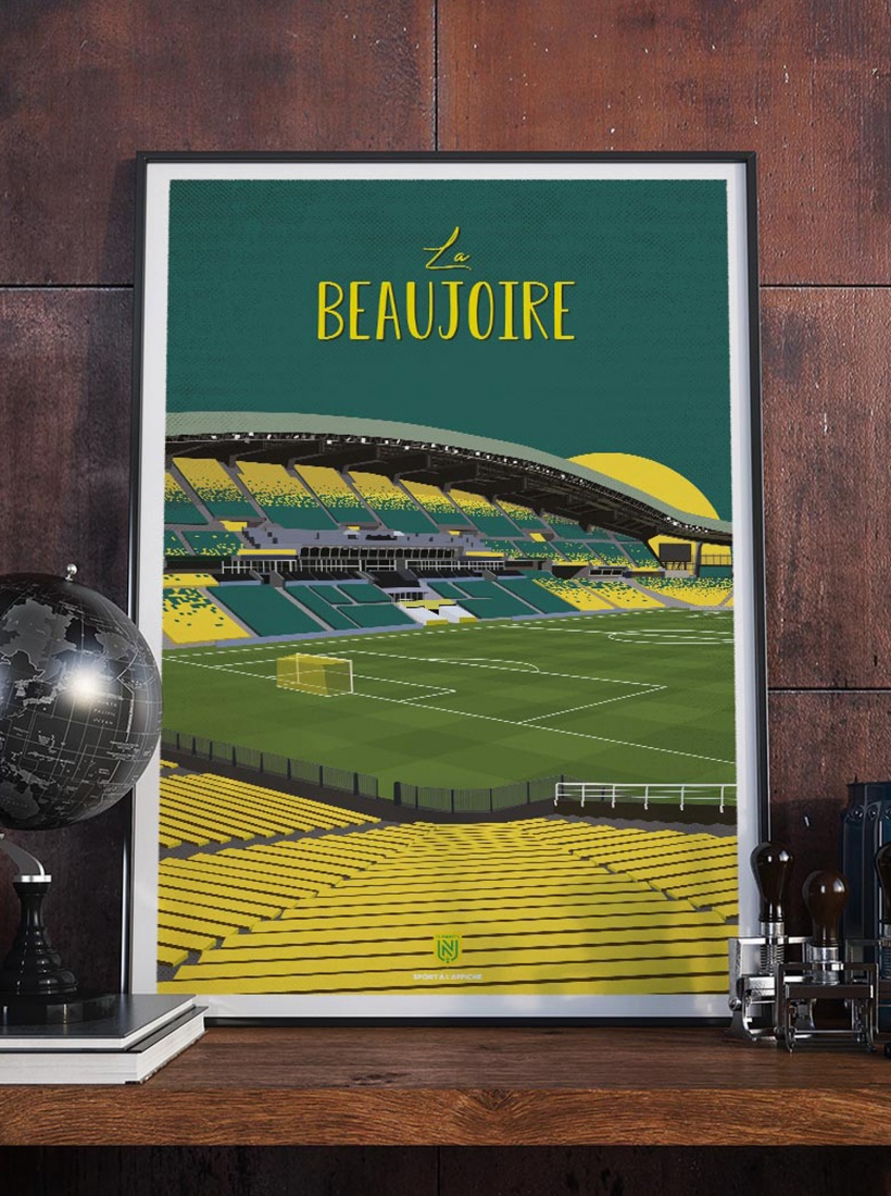 Illustration FC Nantes La Beaujoire
