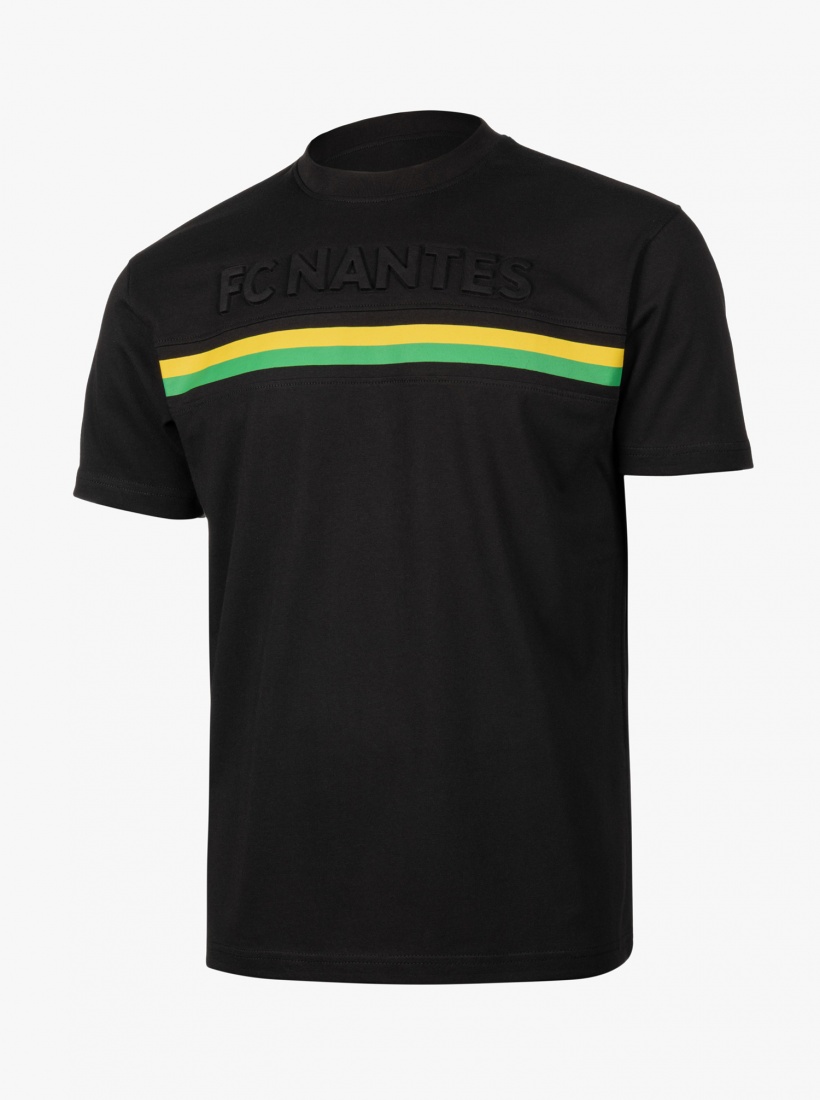 T-Shirt Bandes Embossé Adulte FC Nantes