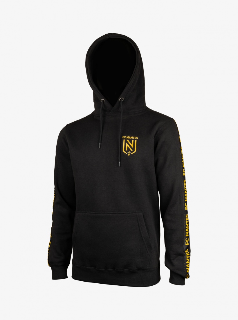 Hoodie Bande Noir Adulte FC NANTES 24/25