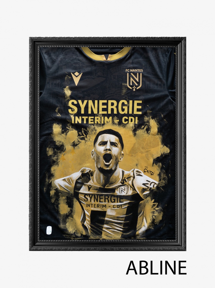Poster Joueur Sur Maillot FC Nantes