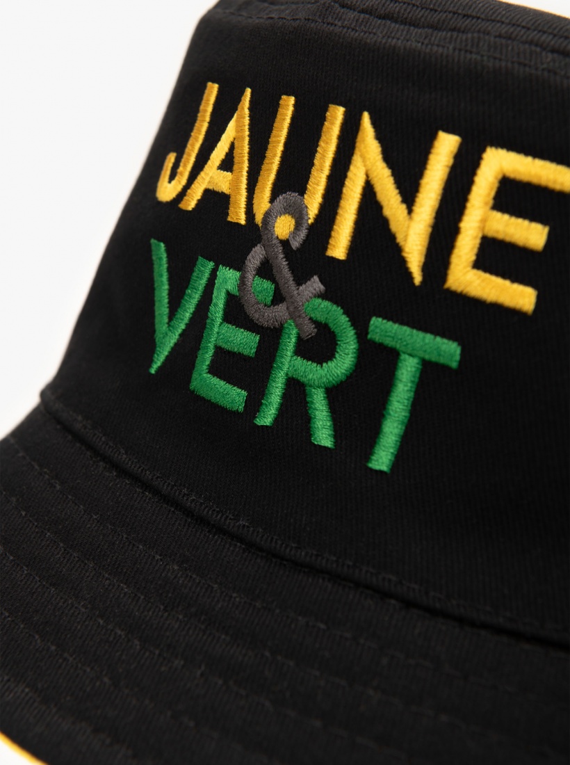 Bob Réversible Logo/Jaune&Vert